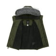 thumbnail image 4 of Wantdo Boy's Winter Coat Thick Puffer Jacket Windproof Outerwear Coat Army Green 8, 4 of 6