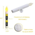 12PCS Flameless LED Taper Candle Lights, Battery Operated Harry Potter