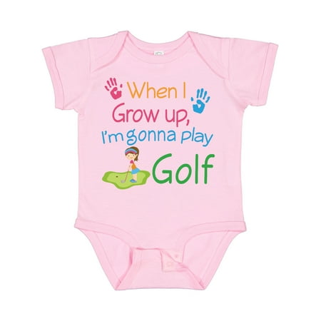 

Inktastic Golfing Girls Future Golfer Gift Baby Girl Bodysuit