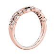 thumbnail image 2 of 0.20 T.C.W Round Shape Natural Diamond Latest Design Wedding Eternity Band for Ladies Solid 14K Rose Gold Size 8, 2 of 7