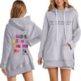 thumbnail image 1 of WILLBEST Vestidos Casuales Para Mujer 1 Sudadera Con Capucha Y Letras Estampadas Informales Para Mujer, 1 of 3