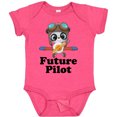 thumbnail image 3 of Inktastic Boys Future Pilot Panda Boys Baby Bodysuit, 3 of 5