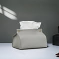 thumbnail image 4 of chaungfeng Leather Tissue Box, Desktop Paper Holder and Organizer for Living Room, Bedroom, Office, 4 of 6