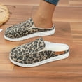 thumbnail image 3 of Pantuflas de Lona Cómodas Sonducket para Mujer de 2 Piezas con Parte Inferior Antideslizante Leopardo 36.1, 3 of 6