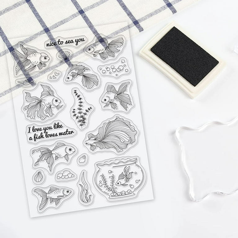 SEWACC Transparent Seal Stamp DIY Clear Stamp Clear Stamps Scrapbook Stamps  Silicone Stamps for Scrapbooking Winter Decorations Stamp Pad Clear Stamp