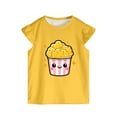 thumbnail image 4 of UAYOTSE 1T 2T 3T 4T 5T 6T Toddler Baby Girl Summer Clothes Set Short Sleeve T-shirt Tops Floral Bottom Pants Little Kids Outfits 2Pcs,Sizes 6-7 Years, 4 of 5