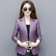 thumbnail image 3 of Nueva chaqueta de cuero S-4xl para mujer, chaqueta de cuero para motocicleta de primavera, traje de cuero para mujer, chaqueta femenina, Blazer, 3 of 4
