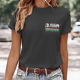 thumbnail image 5 of WEIWEN Women's Short Sleeve Autism Awareness Tops Casual Letter Print Trendy Crewneck Summer T Shirts for Women Graphic Tees Tshirts (Black, XL), 5 of 5