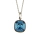 thumbnail image 1 of Collar para Mujer con Cristal Fino Swarovski en forma de Cuadrado– Bañado en Rrodio- Collar Elegante y Brillante-Collares de Mujer de Moda- Joyería para Mujer de Moda- Regalo especial Ortiz Espinosa Temporada, 1 of 2