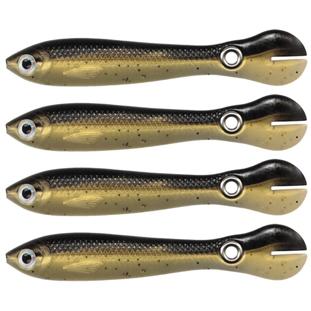 Pesca 4uds 10cm 6g Bionic Loach señuelos de pesca hundiendo cebos blandos artificiales (C)