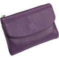 thumbnail image 1 of Joyfullygo Wallet Unisex Pebble Leather Wallet - RFID Blocking Waterproof Slim Bifold,Large Capacity Card Holder (14+ Slots), Cash & Coin Pocket,Soft Genuine Leather for Men & Women, 1 of 8
