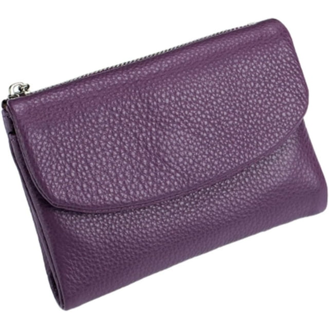 Joyfullygo Wallet Unisex Pebble Leather Wallet - RFID Blocking Waterproof Slim Bifold,Large Capacity Card Holder (14+ Slots), Cash & Coin Pocket,Soft Genuine Leather for Men & Women