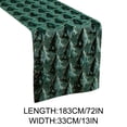 thumbnail image 5 of 72x13Inch Sequined Glitter Tablecloth,Christmas Party Iridescence Shining Table Cloth, Fabric Spark Decor For Birthday Holiday Christmas Party Decoration (Green), 5 of 8
