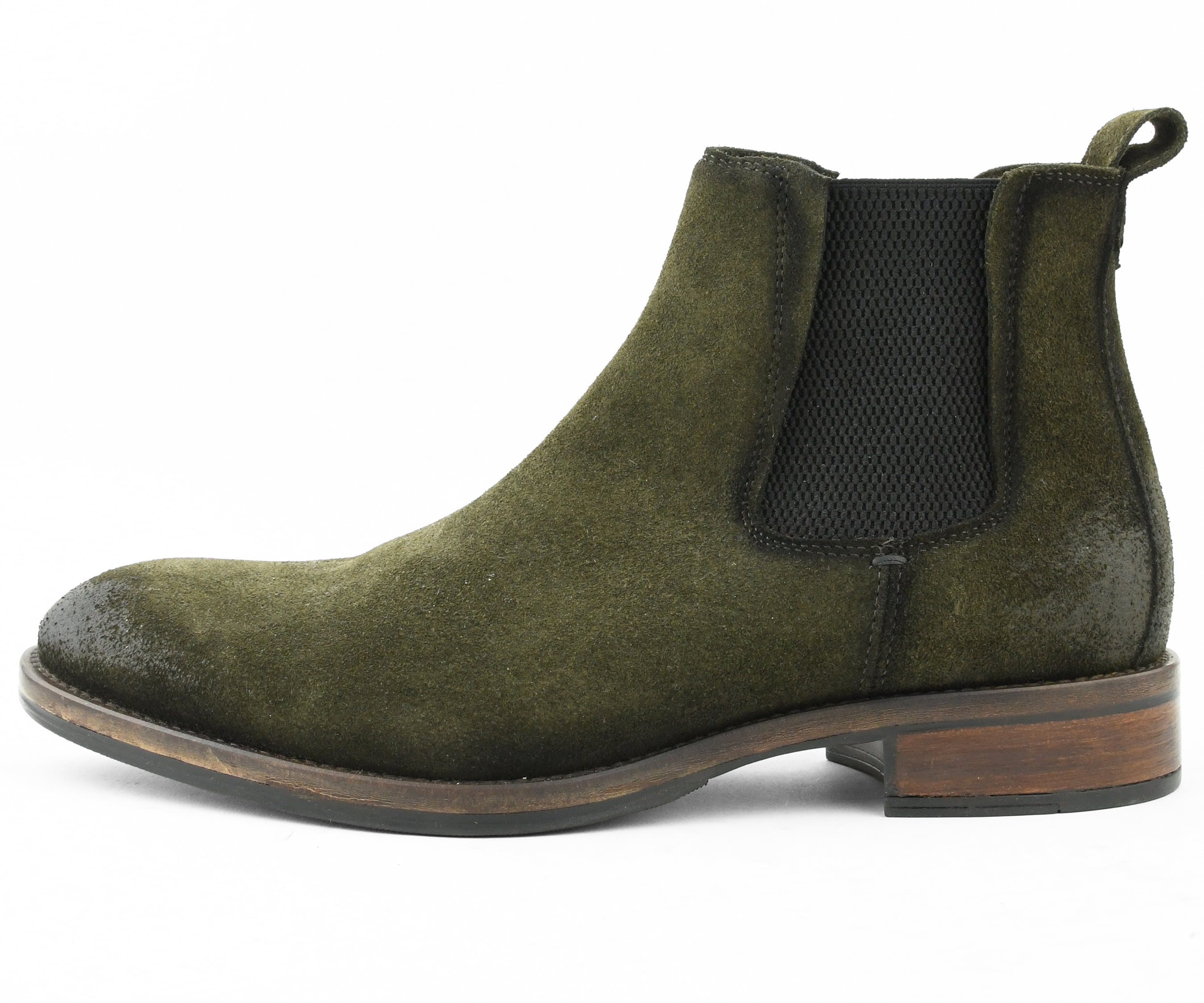 the asher boot in suede and leather