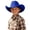 Blue, variant on Baby Bucket Hat Lightweight Breathable Classic Wide Brim Hats Regular Fit Soft Cap for Boys & Girls Fashion Headwear Gold One Size