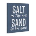 thumbnail image 2 of Stupell Industries Coastal Summer Sentiment Salt Sand In Hair Canvas Art, 36 x 48, by Lettered and Lined, 2 of 8