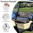 thumbnail image 6 of HUIACONG Leopard Golf Cart Seat Cover, Washable Universal Fit Breathable Golf Cart Blanket Seat Covers for Club Car, 6 of 7
