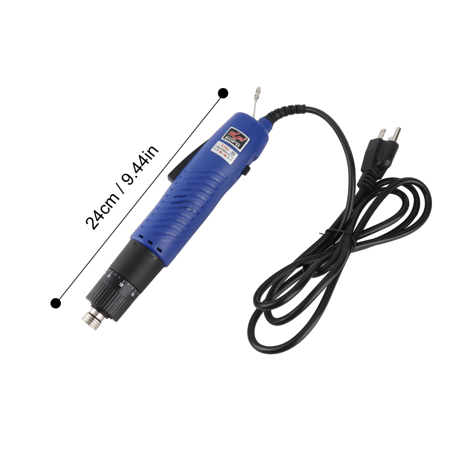 Elowen Handheld Screwdriver Electric Electric Screwdriver Handheld Corded Electric Screw Driver Adjustable Torsion 1/4-in Screw Bit Diameter Repair Tool