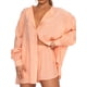 thumbnail image 4 of VISgogo - Conjunto de pantalones cortos para mujer, blusa de manga larga de color sólido con botones y pantalones cortos con cintura elástica VISgogo moda, 4 of 10