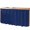 Blue, variant on Navy Blue Pure Color Cabinet Curtains 32"W x 55"L,Dustproof Sink Skirt Curtain for Kitchen Bathroom,Aesthetics Contemporary Luxury Adhesive Desk Skirt Door Cover Curtains for Pantry Office Closet