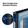 thumbnail image 4 of 1" Staples Better View Binder with D-Rings Blue 648823, 4 of 7