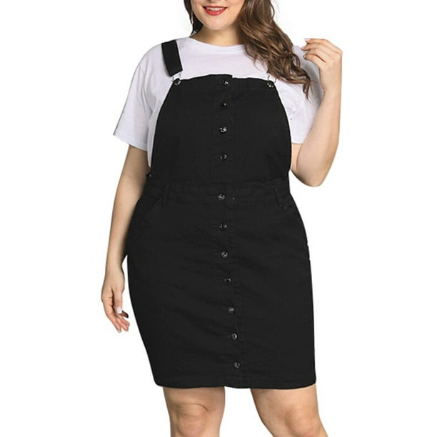 denim jumper dress knee length