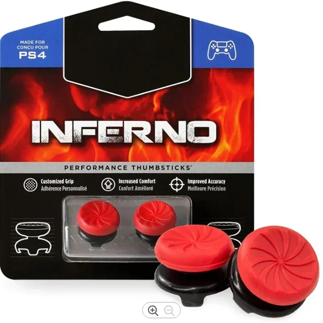 juegos de fundas de silicona y goma para joysticks de PS5, mando DualSense y PS4.