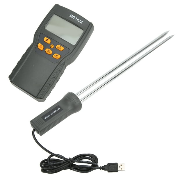 Digital Moisture Meter Automatic Temperature Compensation Clear