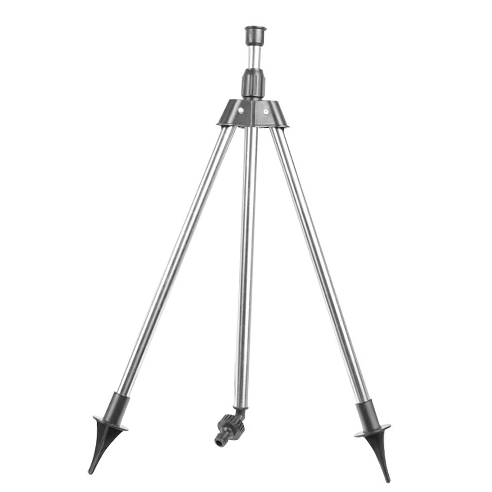 Nishiyuenyi Adjustable Impact Traveling Sprinkler Tripod Base Stainless Steel for Yard Plant
