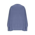 thumbnail image 5 of Fall Sweaters Sevevn Women's Oversized Batwing Sweaters 2025 Fall Outfits Trendy Crewneck Knit Fashion Pullover Tops, 5 of 7