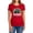 Red, variant on JLA JLA Trio Women's T Shirt, Royal, Medium