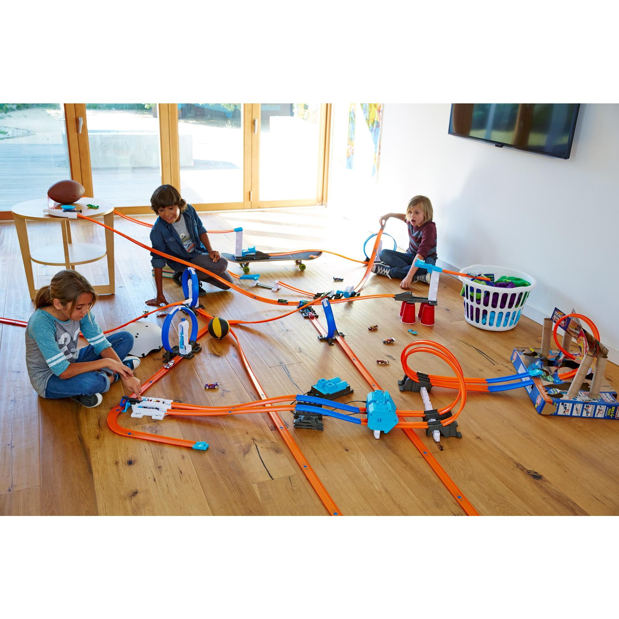 hot wheels track builder system power booster kit