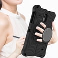 thumbnail image 6 of Allytech Case for T380 T385 T387 T377 T330, EVA Rubber Silicone Kids Friendly Shockproof Heavy Duty Protection Hand Strap Case Cover for Samsung Galaxy Tab A 8.0 T380 T385 T387, Black, 6 of 6