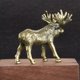 thumbnail image 2 of Brass Craft Deer Decor Exquisite Deer Figurine Small Elk Shaped Ornament, 2 of 4