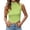 Light Green, variant on ManxiVoo Womens Slim Fit Sleeveless Knit Crop Top Summer Casual Stretchy Round Neck Tank for Daily Outfits L Size