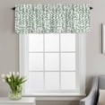 thumbnail image 4 of Eucalyptus Leaves Window Valance for Kitchen, Spring Pastoral Vintage Green Leaf Rod Pocket Short Curtain for Small Windows, Light Filtering Decorative Valance, 54 x 18 Inch, 4 of 9