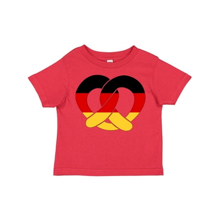 

Inktastic German Flag in Pretzel Shape Gift Toddler Boy or Toddler Girl T-Shirt