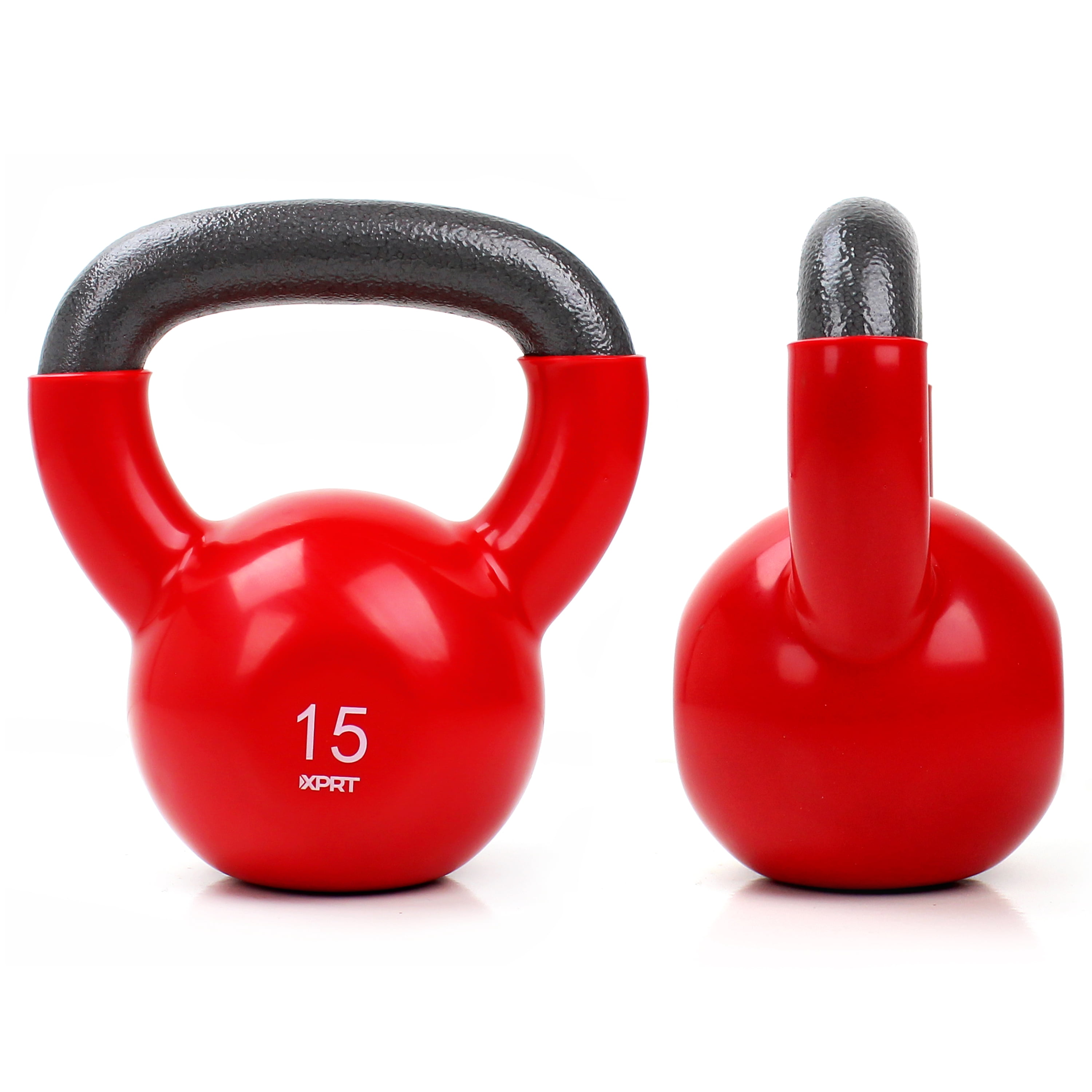 XPRT Fitness Vinyl Kettlebell 15 lb.