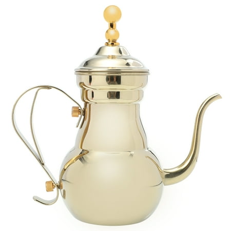

NUOLUX Household Coffee Pot Stainless Steel Filter Pot Long Narrow Spout Kettle Tea Pot