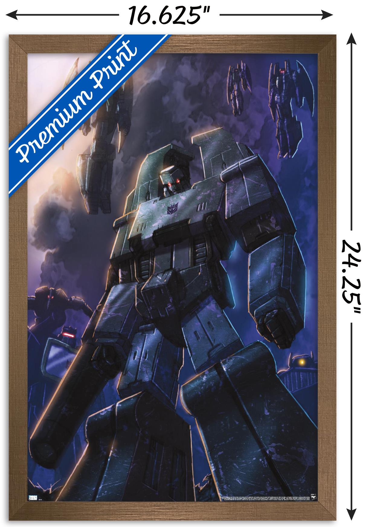 Hasbro Transformers - Decepticons Wall Poster, 14.725" x 22.375" Framed