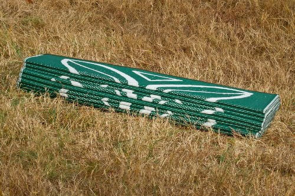 Camco 8' x 20' Reversible RV Outdoor Mat, Camping Mat, Green Botanical