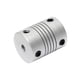 thumbnail image 2 of Acoplador de acoplamiento de eje de mandíbula de ciruela flexible de motor a de 5x5x25 mm para darstellen Yotijar Acoplador de eje de impresora 3D, 2 of 6