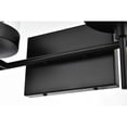 thumbnail image 4 of Living District Benny 4-Light Iron & Glass Bath Sconce in Black/Clear, 4 of 7