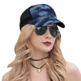 thumbnail image 5 of Picia Starry Sky Pattern Trucker Hat,Baseball Cap,Sun Protection Cap,Stylish Headwear,Leisure Cap,Outdoor Sports Cap, 5 of 7