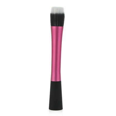 Professional Cosmetic Brush Face Make Up Blusher Powder Foundation Tool Flat Top Duo Fibre
