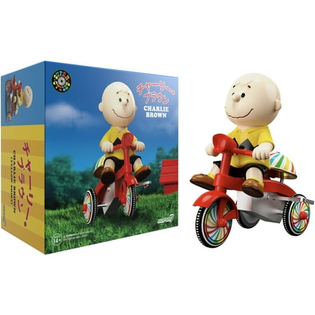 Super7 - Peanuts - Super Cycles - Charlie Brown (Yellow Shirt with Red Trike)
