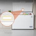 thumbnail image 3 of White Westinghouse  Congelador 11 pies 316 L  Modelo WWCCF112316LHWSD  Ruedas  Condensador interno  Control dual de temperatura  Canastilla interior  Cerradura con llave  Luz interior, 3 of 8