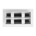thumbnail image 2 of BUILDMART - 8x4 Modern AC Vent Cover - Decorative White Air Vent - Standard Linear Slot Diffuser - Register Grille for Ceiling, Walls & Floors - Texas Buildmart, 2 of 8