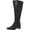 Black Leather, variant on 27 Edit Womens Edda Leather Wide Calf Knee-High Boots