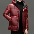 thumbnail image 3 of Chaqueta corta de plumón, ropa de diseñador, chaquetas con capucha para hombre, chaquetas acolchadas ligeras de plumón de pato, abrigo de invierno para hombre, saco informal para hombre, 3 of 5